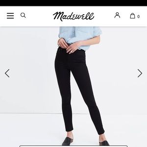 Madewell 10inch High rise Skinny - 31